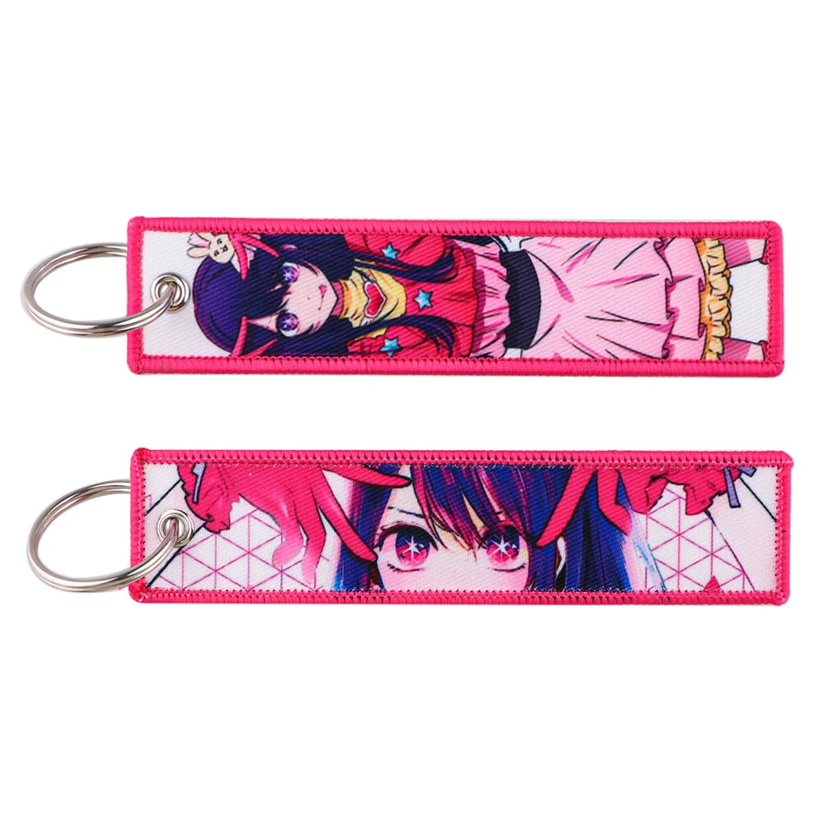 Anime Embroidery KeyChains