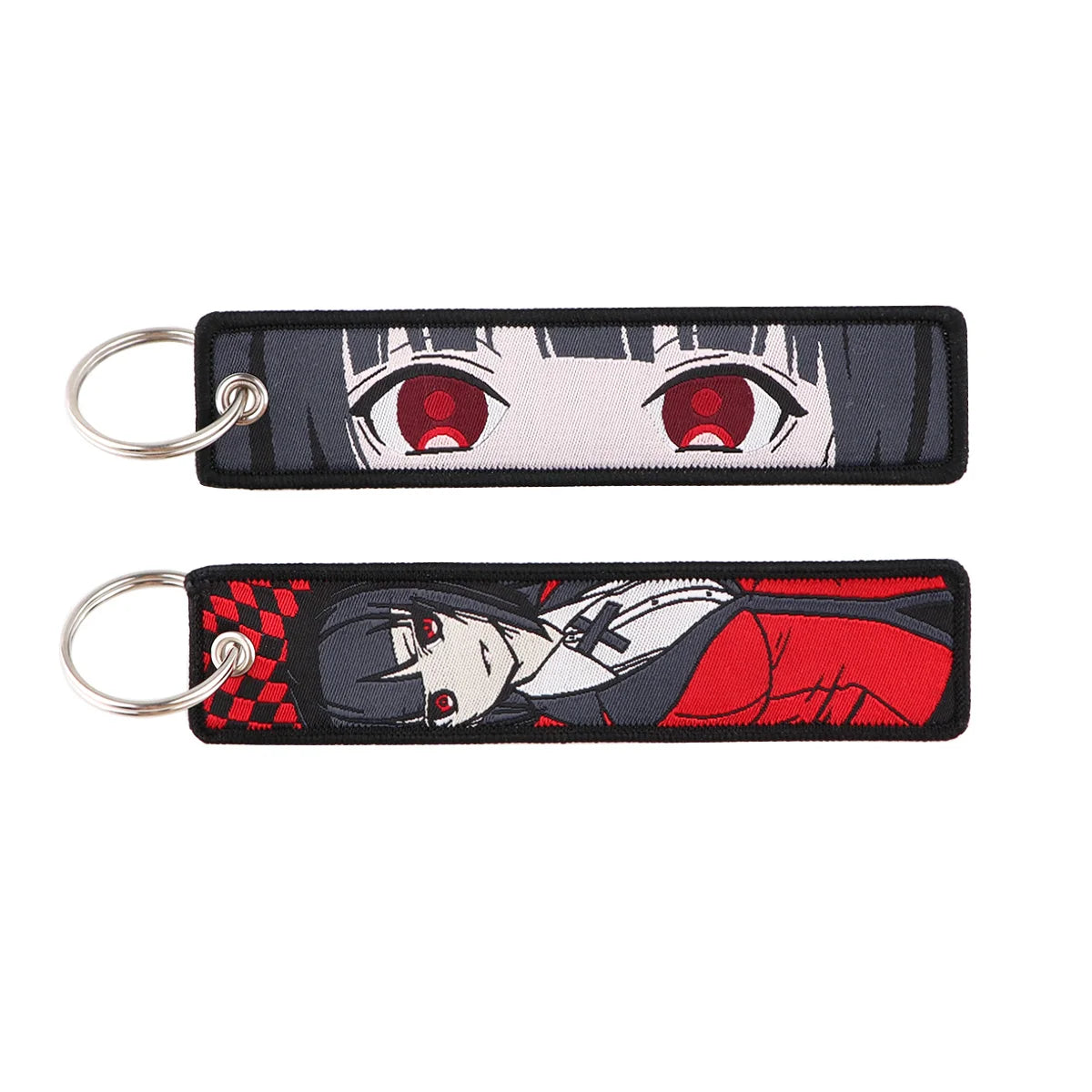 Anime Embroidery KeyChains