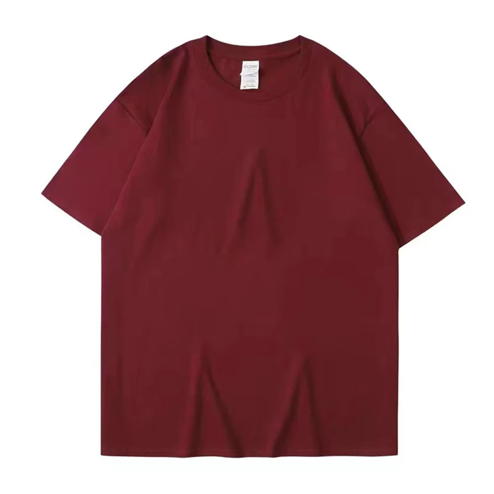 Solid Color T-Shirt 100% Cotton