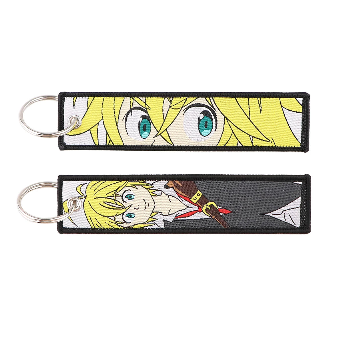 Anime Embroidery KeyChains