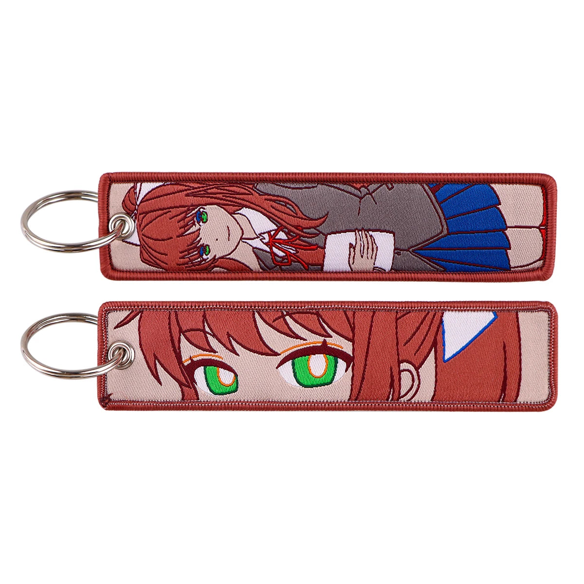 Anime Embroidery KeyChains