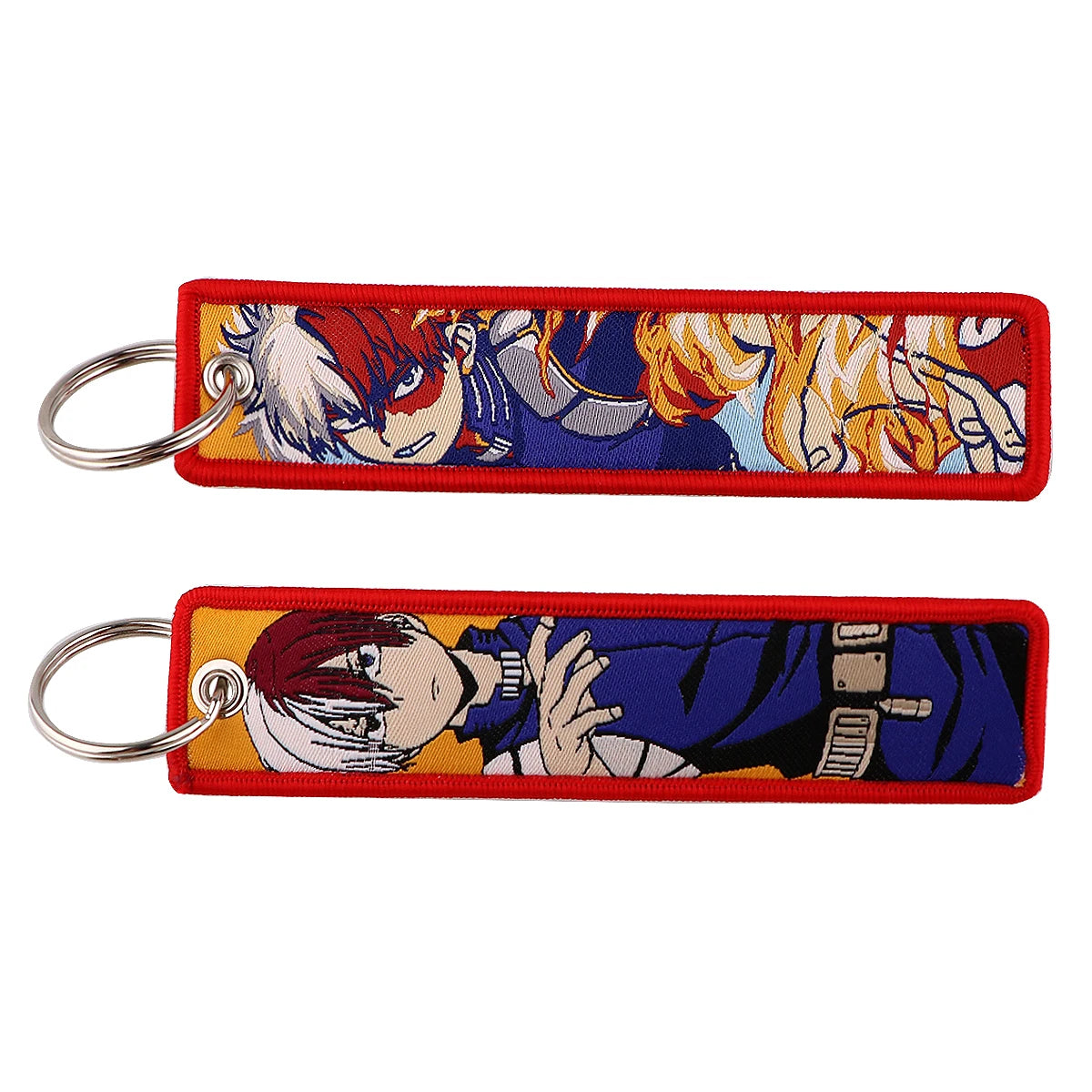 Anime Embroidery KeyChains