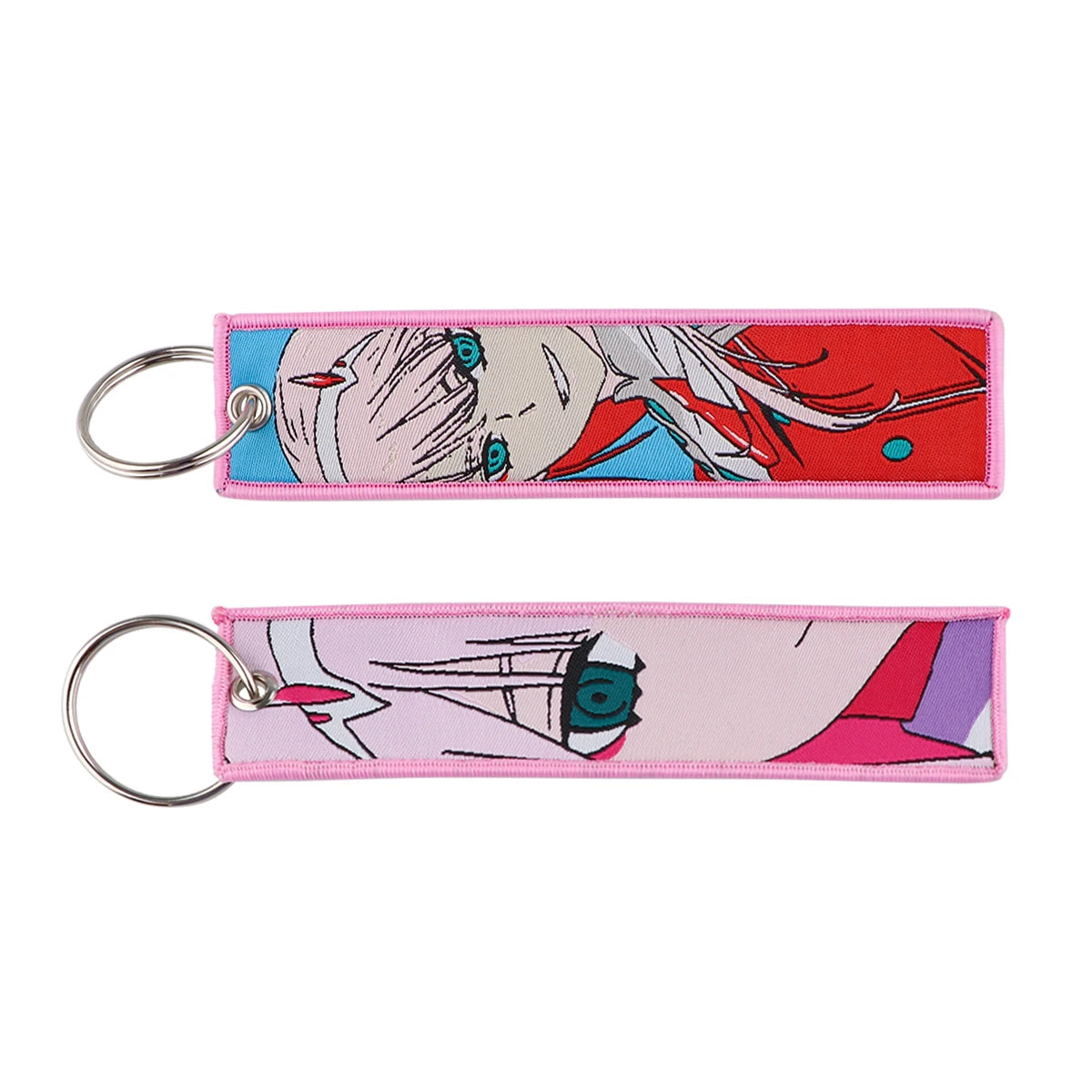 Anime Embroidery KeyChains