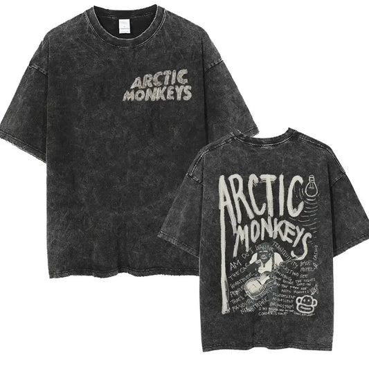 Retro Rock Arctic Monkeys T Shirt Y2k