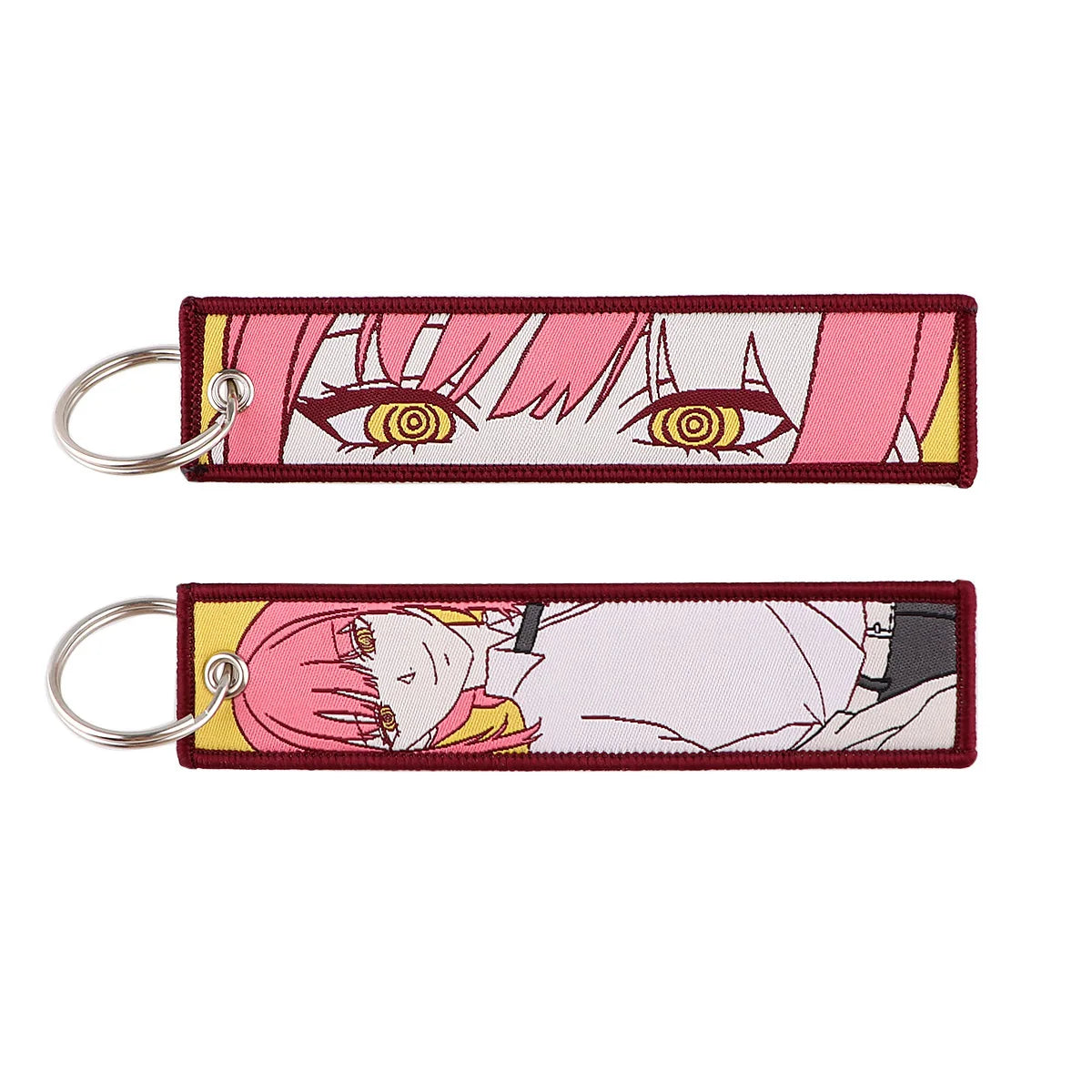 Anime Embroidery KeyChains