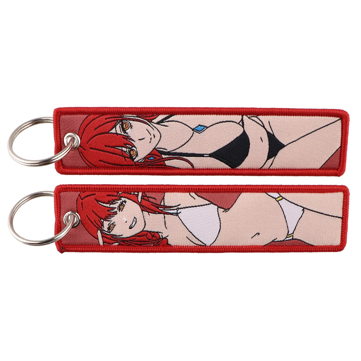 Anime Embroidery KeyChains