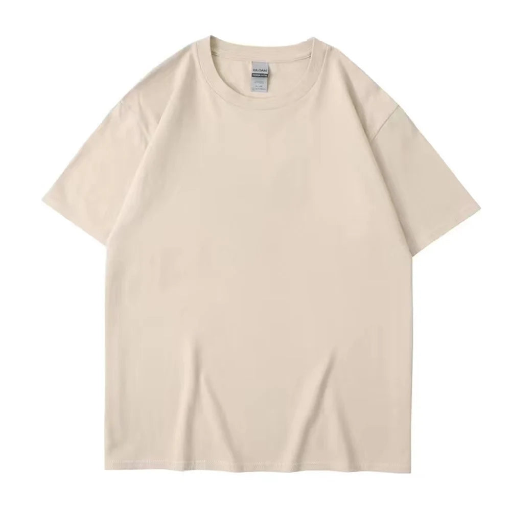 Solid Color T-Shirt 100% Cotton