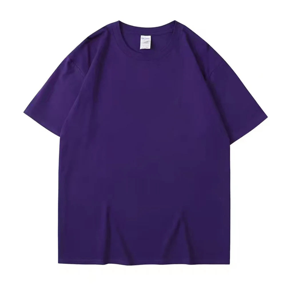 Solid Color T-Shirt 100% Cotton