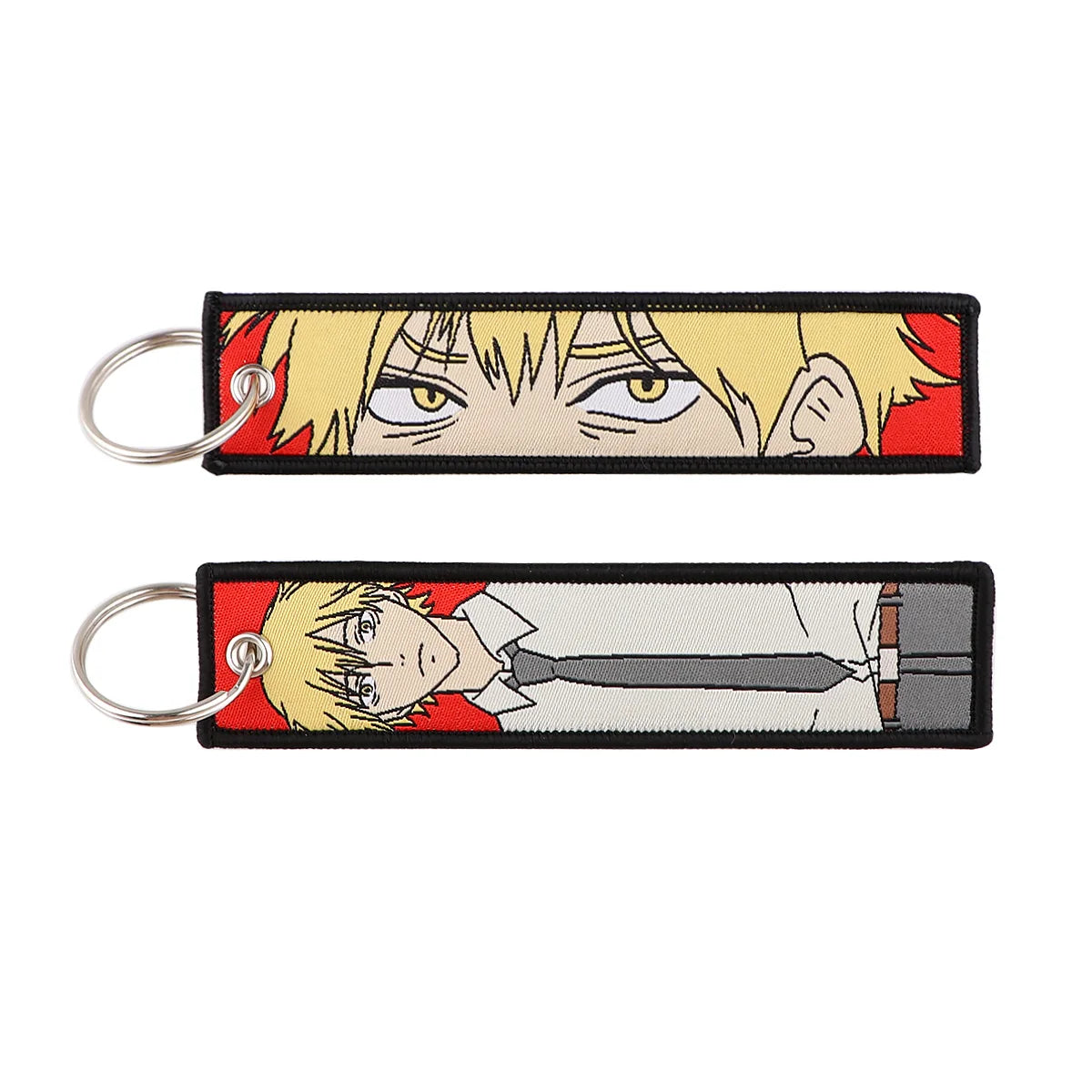 Anime Embroidery KeyChains