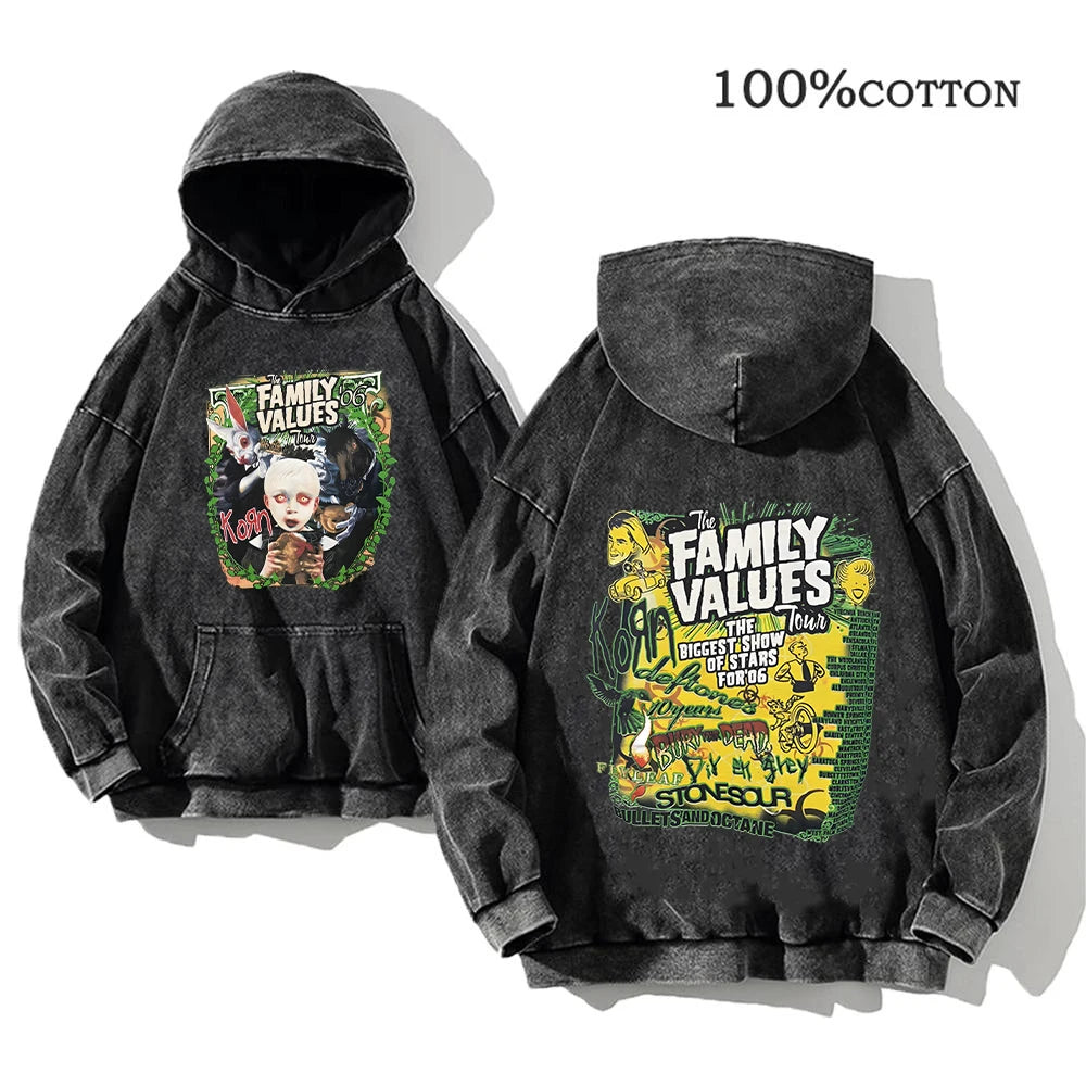 Korn Rock Band "World Tour" Hoodies