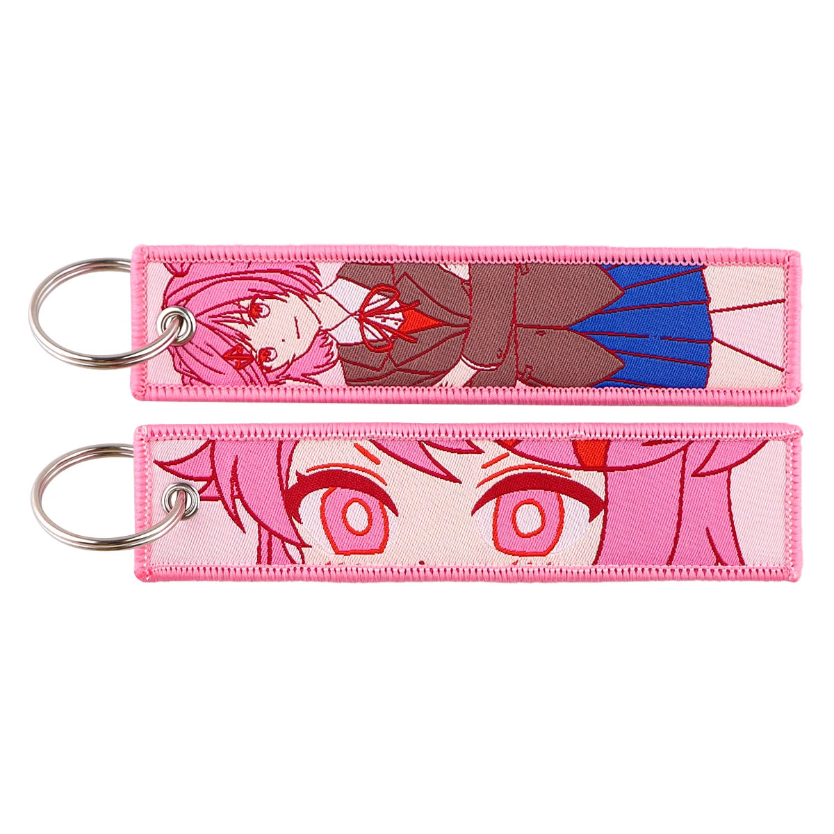 Anime Embroidery KeyChains