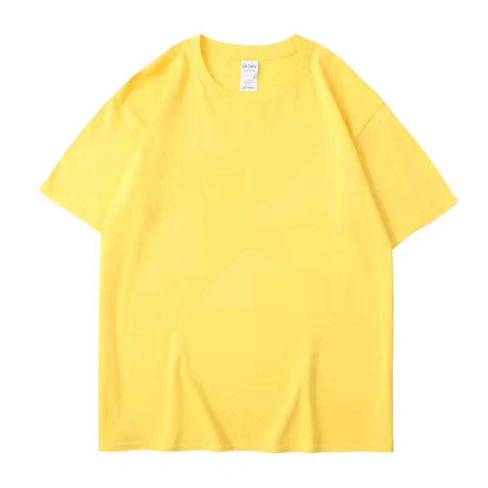 Solid Color T-Shirt 100% Cotton