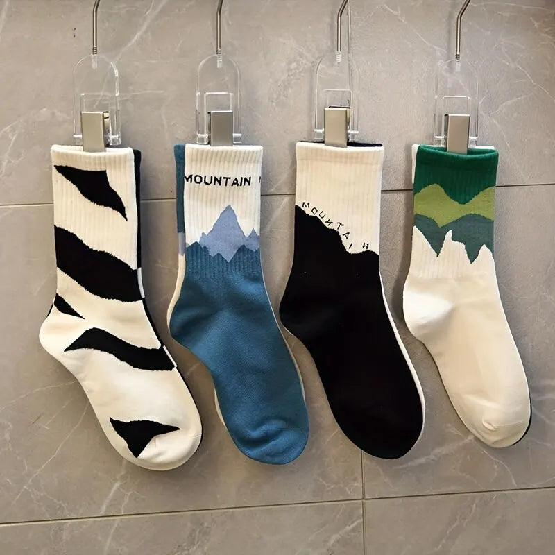 Soft Crew Socks ( 4 pairs )