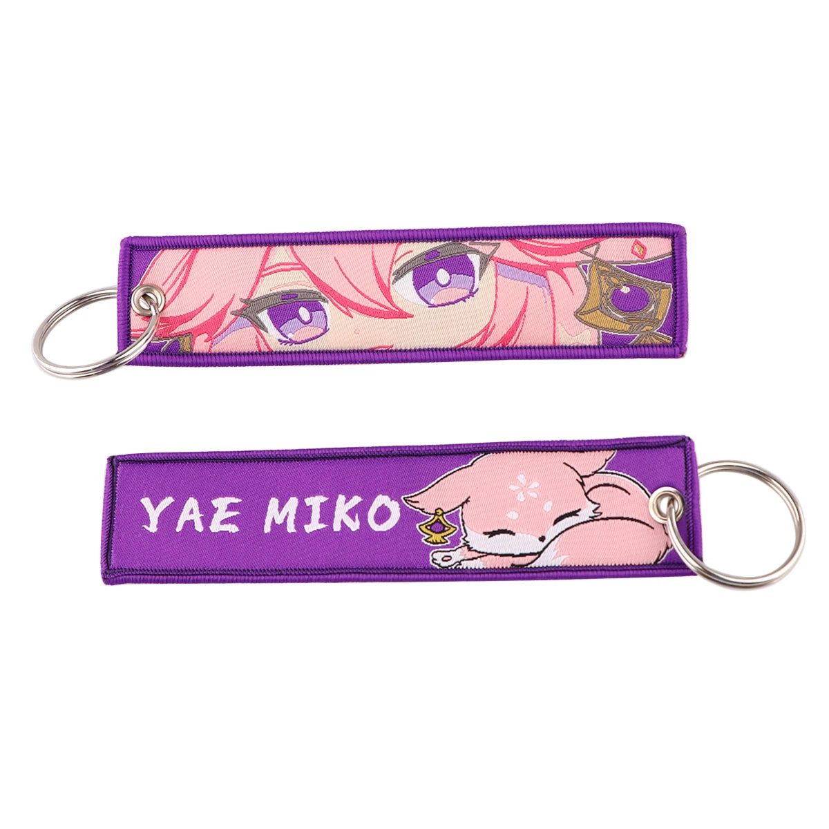 Anime Embroidery KeyChains